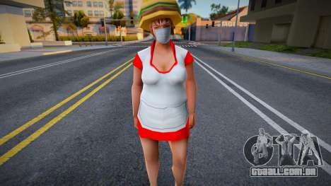Wfyburg em uma máscara protetora para GTA San Andreas