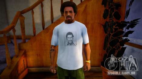 Pablo Escobar Mugshot T-Shirt para GTA San Andreas