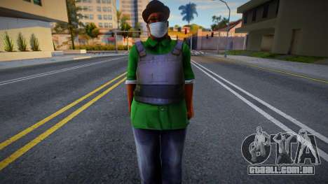 Smokev em uma máscara de proteção para GTA San Andreas