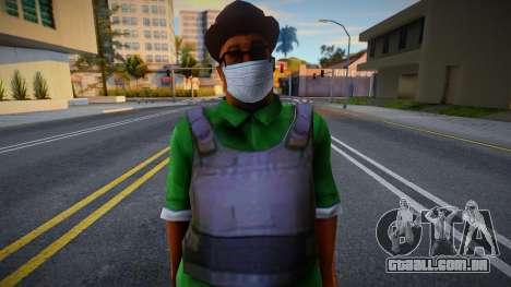 Smokev em uma máscara de proteção para GTA San Andreas