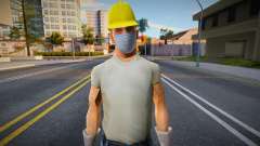 Wmycon em uma máscara protetora para GTA San Andreas