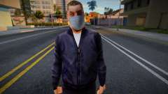Vmaff2 em uma máscara protetora para GTA San Andreas