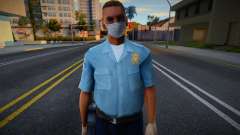Médico 1 em uma máscara de proteção para GTA San Andreas