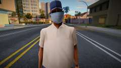 Wmygol1 em uma máscara protetora para GTA San Andreas