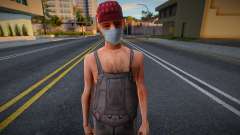 Cwmohb1 em uma máscara protetora para GTA San Andreas