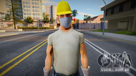 Wmycon em uma máscara protetora para GTA San Andreas