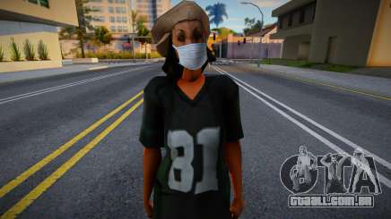 Kendl em uma máscara protetora para GTA San Andreas