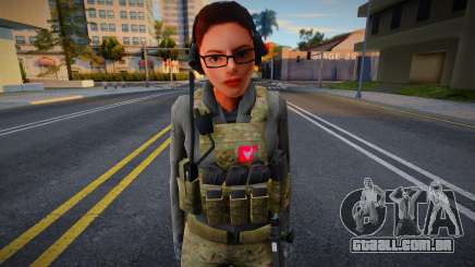 Garota Militar para GTA San Andreas