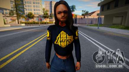 Mexican Girl clothes LAKERS para GTA San Andreas