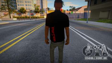 Um jovem de camiseta preta para GTA San Andreas