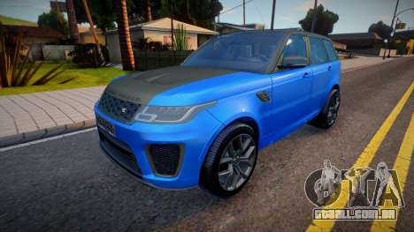 Range Rover Sport SVR 2018 para GTA San Andreas