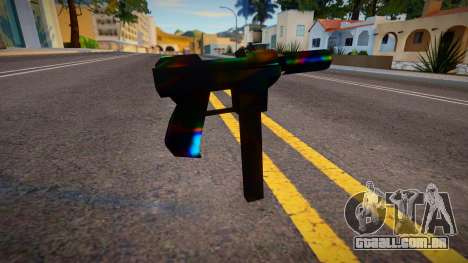 Iridescent Chrome Weapon - Tec9 para GTA San Andreas