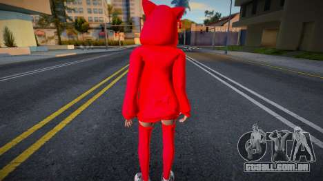 Garota de terno vermelho para GTA San Andreas