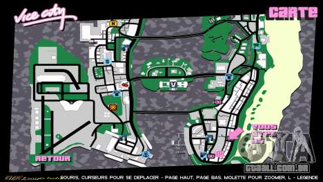 Mapa do QG GTA VC para GTA Vice City