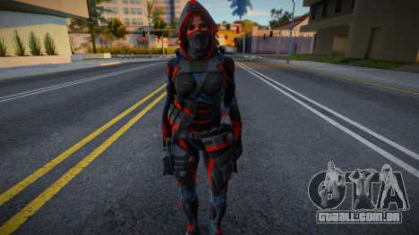 Nano Sniper Girl Skin para GTA San Andreas