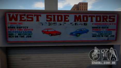 Reformando a West Side Motors da Beta para GTA San Andreas