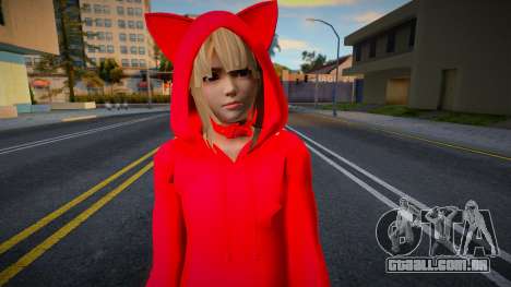 Garota de terno vermelho para GTA San Andreas