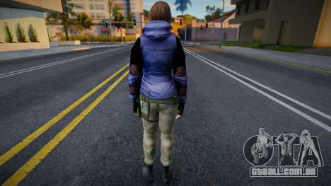Jill Valentine Russia from Resident Evil Umbrell para GTA San Andreas