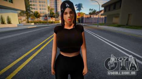 Garota elegante de preto para GTA San Andreas
