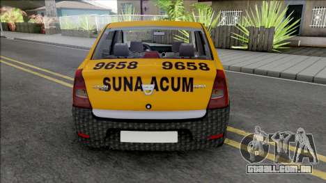 Dacia Logan Speed Taxi para GTA San Andreas