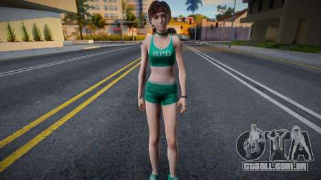 RE0 HD Rebecca Chambers Basketball Outfit para GTA San Andreas