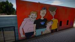 Mural of Me and the Papus para GTA San Andreas