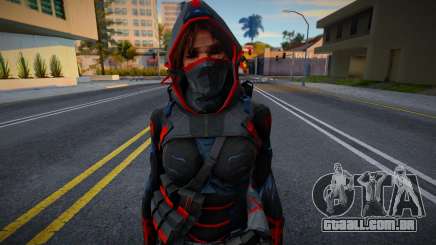 Nano Sniper Girl Skin para GTA San Andreas