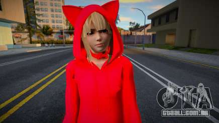 Garota de terno vermelho para GTA San Andreas