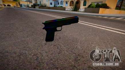 Iridescent Chrome Weapon - Colt45 para GTA San Andreas