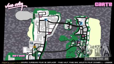 Mapa do QG GTA VC para GTA Vice City