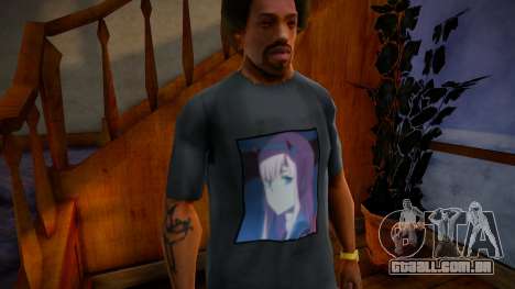 ZeroTwo Shirt For CJ Original para GTA San Andreas