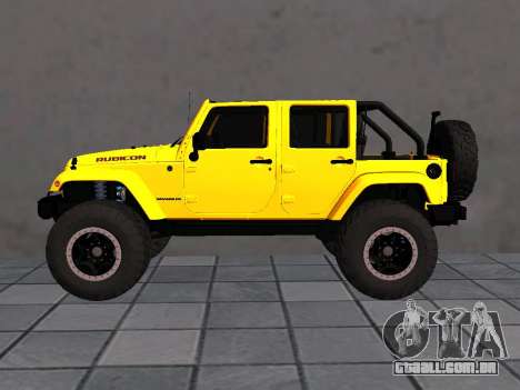 Jeep Wrangler 2012 Rubicon AM Plates para GTA San Andreas
