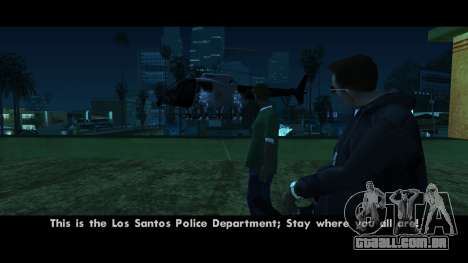 GTA V Police Maverick para GTA San Andreas
