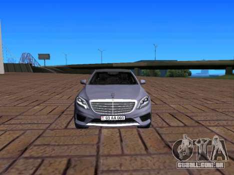 Mercedes-Benz S63 AMG (W222) para GTA San Andreas