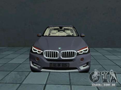 BMW X5 F15 AM Plates para GTA San Andreas