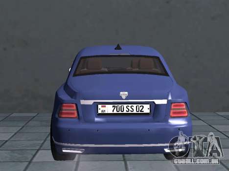 Aurus Senat AM Plates para GTA San Andreas