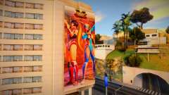 Street Fighter - R-MIKA Mural para GTA San Andreas