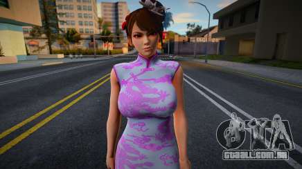 Mai Shiranui Qipao Dress para GTA San Andreas