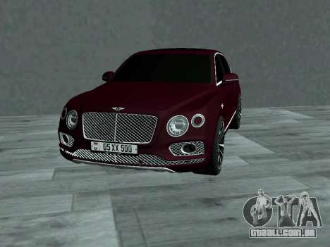 Bentley Bentayga AM Plates para GTA San Andreas