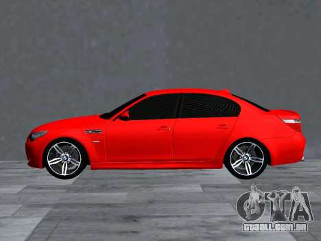 BMW M5 E60 V2 AM Plates para GTA San Andreas