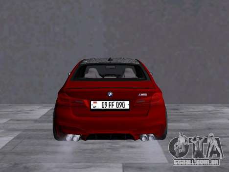 BMW M5 F90 AM Plates para GTA San Andreas