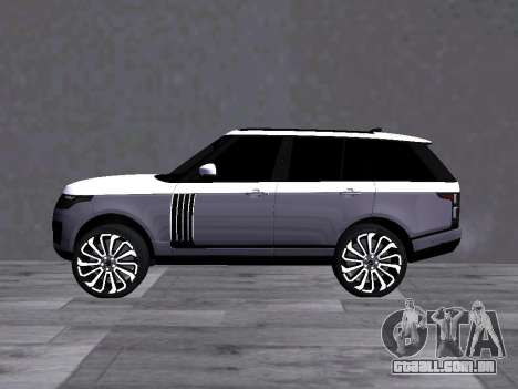 Range Rover SVA 2018 para GTA San Andreas