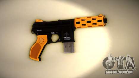 GTA V Vom Feuer Machine Pistol (Orange) para GTA Vice City