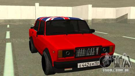 VAZ 2107 Inglaterra BC para GTA San Andreas