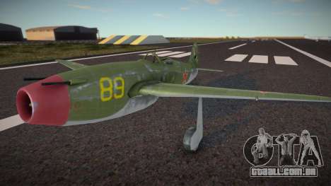 Yakolev YAK-15 para GTA San Andreas