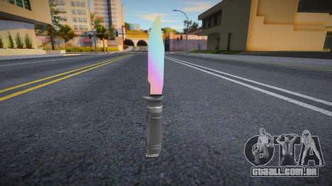 Rainbow Knife para GTA San Andreas