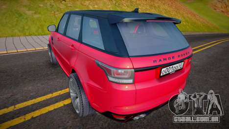 Range Rover Sport SVR (Fake CCD) para GTA San Andreas