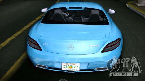 Mercedes-Benz SLS AMG (USA Plate) para GTA Vice City