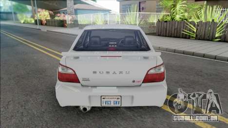 Subaru Impreza WRX STI 2001 (SA Style) para GTA San Andreas