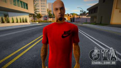 O cara da camiseta da Nike para GTA San Andreas